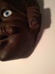 Antique/vintage Wooden Dance Mask Mexicanito Primitive Danced/rented Guatemalan Latin American photo 2