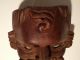 Antique/vintage Wooden Dance Mask Mexicanito Primitive Danced/rented Guatemalan Latin American photo 4
