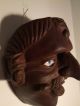 Antique/vintage Wooden Dance Mask Mexicanito Primitive Danced/rented Guatemalan Latin American photo 5