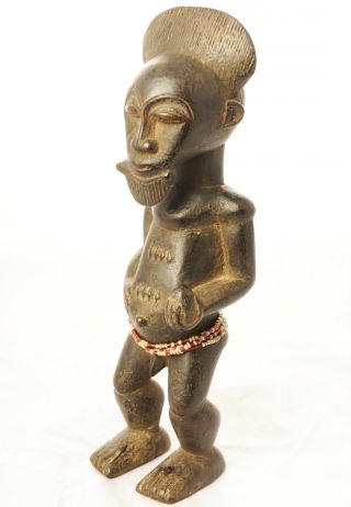 Baule Male Ancestor Figure,  Ivory Coast,  African Tribal Arts,  Figures photo