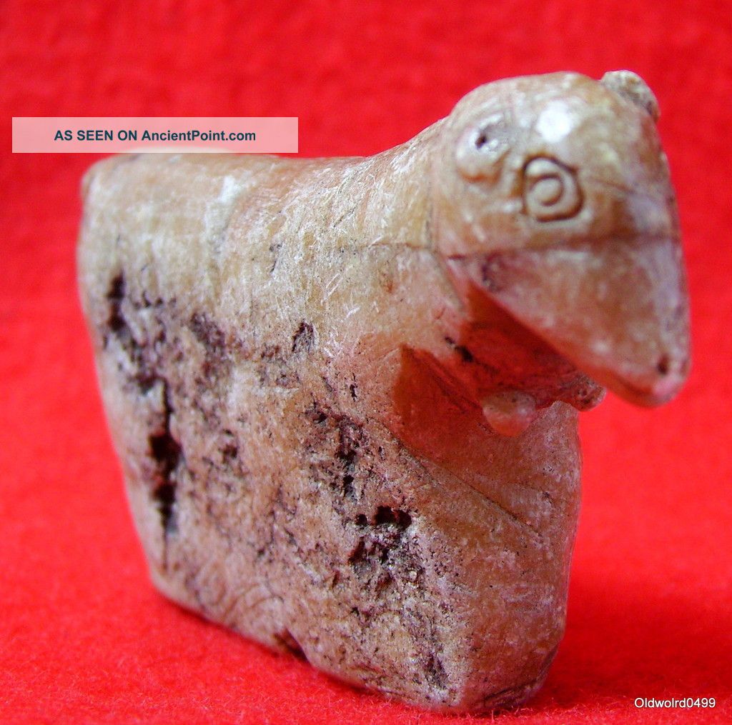 Ancient 19th Prosperity Llama Amulet Peru Cusco Latin American photo