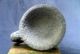 Pre Columbian Basalt Stone Vessel With A Handle Animalhead,  Costa Rica Nicoya Latin American photo 4