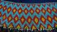 Old Kirdi Glass Blue Beaded Panel Apron Cache Sexe Cameroon African photo 2