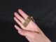 Important Ashanti Asante Gold Weight Brass Fish Finger Ring African photo 5