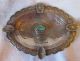 Vintage Navajo Native Indian Stamped Sterling Silver Tray Bowl Turquoise Native American photo 11