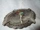 Vintage Navajo Native Indian Stamped Sterling Silver Tray Bowl Turquoise Native American photo 7
