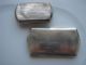 Sterling Silver Snuff Box And Cigarette Or Card Case Sterling Silver (.925) photo 3