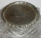 Large Silver Top Glass Inkwell Goldsmiths & Silversmiths 1899 Crested Coronet Other photo 1
