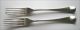 An Armorial Pair Of George Ii Silver Four Prong Forks,  Exceptional Weight 1752 Other photo 1