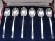 Rare Perfect Set Of Hallmark Solid Silver Spoons 1952 By Mappin & Webb Other photo 1