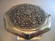 ‹ (•¿•) › An Antique Persian Solid Silver Powder Compact / Box Other photo 2