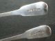 Pair Scottish Provincial Silver Spoons Greenock Alexander Campbell C1800 Antique Other photo 2