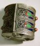 Antique Russian? Enamel Box Vintage Arabic? Silver? Old With Coral Russia Russia photo 5