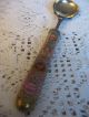 Rare Large Antique Easten European Or Russian Silver Spoon With Porcelain Handle Other photo 3