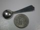 Pair Vintage Sterling Large Size Salt Spoons 2 - 3/8 