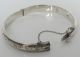 Solid Sterling Silver C.  1968 Ronex B ' Ham Hm Chased Hinged Bracelet Bangle Sterling Silver (.925) photo 8