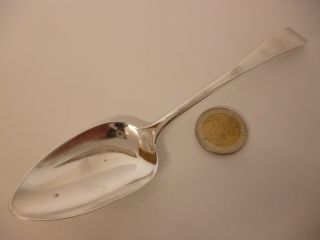 Antique Sterling Silver Table Spoon.  George Iii Hallmarked London 1808. photo