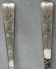 Chinese Japanese Sterling Silver Tablespoon Spoon Set Of 2 Bright Cut Floral Other photo 2