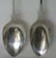 James Godfrey Melick New Brunswick Canada Set Of 2 Sterling Silver Teaspoon Other photo 1