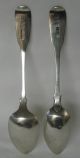 James Godfrey Melick New Brunswick Canada Set Of 2 Sterling Silver Teaspoon Other photo 8