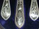 Antique Silver Childs Set With Fantastic Crisp Engraved Design By George Adams Other photo 1