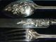 Antique Silver Childs Set With Fantastic Crisp Engraved Design By George Adams Other photo 2