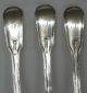 William Herman Newman Sterling Silver Fork Fiddle Thread Halifax Canada Set Of 3 Other photo 4
