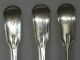 William Herman Newman Sterling Silver Fork Fiddle Thread Halifax Canada Set Of 3 Other photo 5