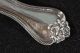 Sterling Silver 925/1000 Small Ladle Rose Pattern Condiment Dipper Other photo 5