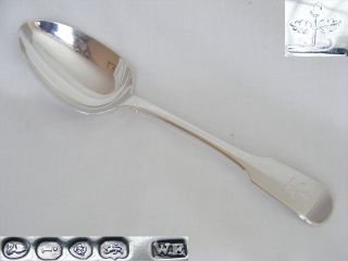 Lovely George Iv Solid Silver Table Spoon – 1824 London photo