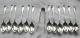 A Boxed Set Of 12 Solid Silver Teaspoons With Tongs London1929 147gm Other photo 3