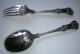 Pair Tiffany & Co Silver Servers Fork & Spoon English King 1885 278g Not Scrap Other photo 1
