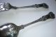 Pair Tiffany & Co Silver Servers Fork & Spoon English King 1885 278g Not Scrap Other photo 2