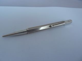 Solid Silver Pencil Johnson Matthey 1947 photo