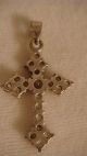 Vintage.  925 Silver Cross With Rhinestones Italian Other photo 1