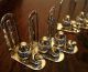 Silver Menu/place Card Holders Set By Christofle: 22k Gold P Acorns.  Immaculate Other photo 8