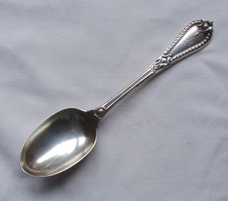 Antique 1862 Silver Dessert Spoon,  George William Adams,  London,  58.  7 Grams photo