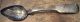 Antique H.  Moore Sterling Silver Spoon - With Owner ' S Initials - 20 G Other photo 2