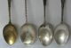 French Sterling Silver Souvenir Spoon Set Of 4 Other photo 1