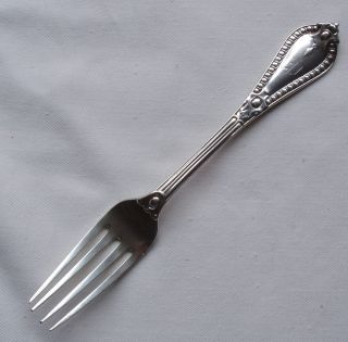 Antique 1862 Silver Fork,  George William Adams,  London,  60.  6 Grams photo
