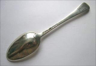 A Rare George Ii Silver Tablespoon,  Samuel Roby,  London,  1746,  Crested photo