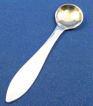 Plain Sterling Salt Spoon (s) - With Gold Washed Bowl photo