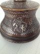 Pair Islamic Candlesticks Silver Bronze Copper Cairoware Mamluk Persian Ottoman Middle East photo 9