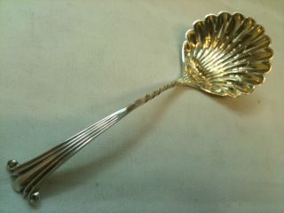 Antique Solid Silver Sifter Spoon Birmingham 1903 Ref 186/1 photo