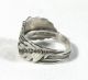 Sterling Silver Columbine Pattern Spoon Ring Other photo 3