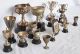Collection Of Vintage Silver Plated Trophy Cups Cups & Goblets photo 2