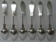 Duhme & Co Coin Silver Teaspoon Bright Cut Twisted Handle No.  1 Set Of 6 Other photo 4