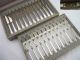 Quality Silver Pastry Set 1930c 24 Piece 800 Grade Cased Other photo 1