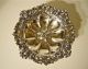 Antique English.  925 Sterling Silver 1899 Henry Atkin Floral Medallion Bowl 410g Bowls photo 1
