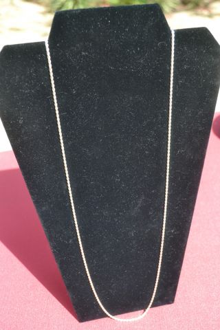 Sterling Silver Necklace - Rope Chain (30 Inches) photo